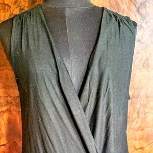NWT Banana Republic black  Draped top size XS